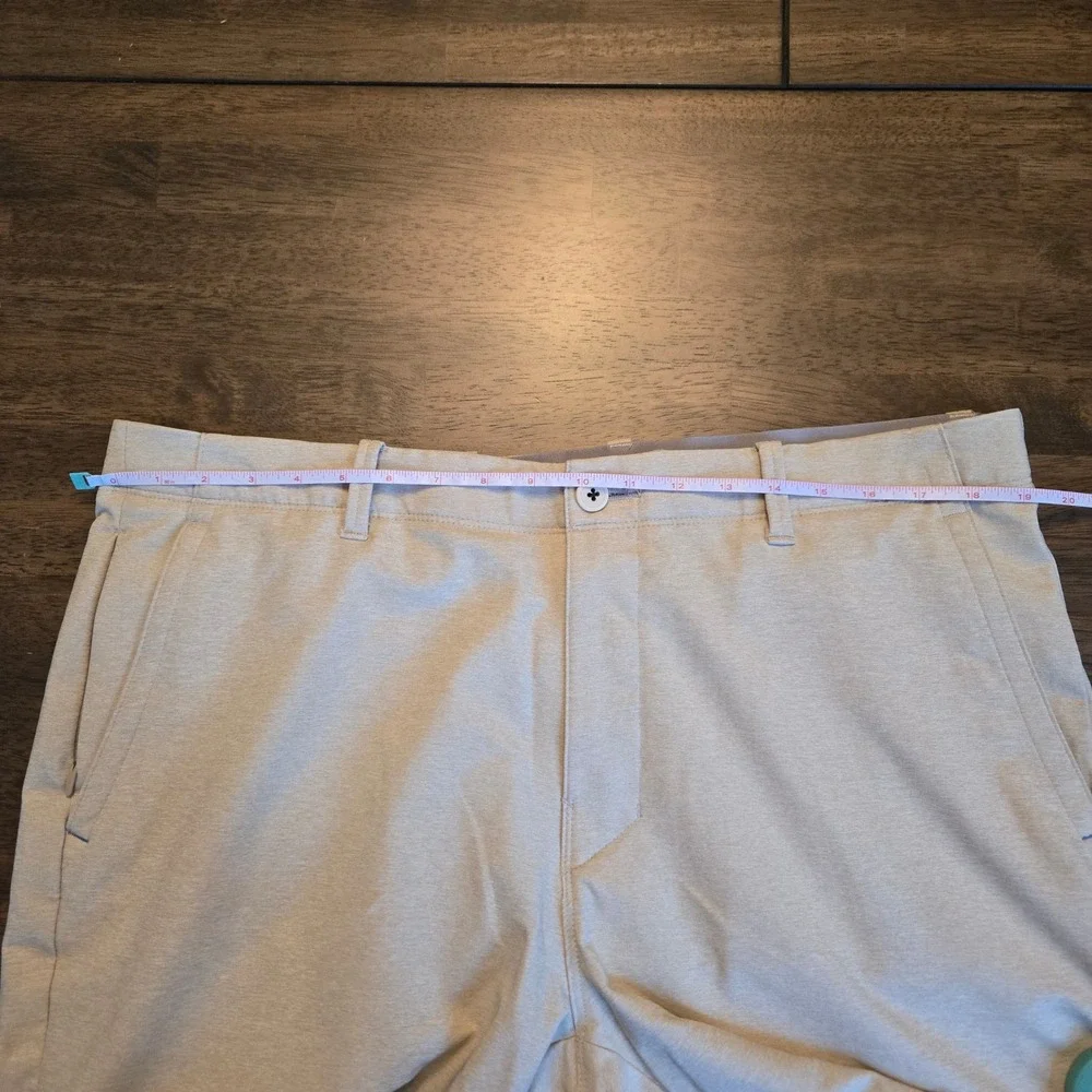 Tommy Bahama Boracay Performance Shorts Mens 38 Khaki Tan Stretch Golf 8.5in - Picture 7 of 9